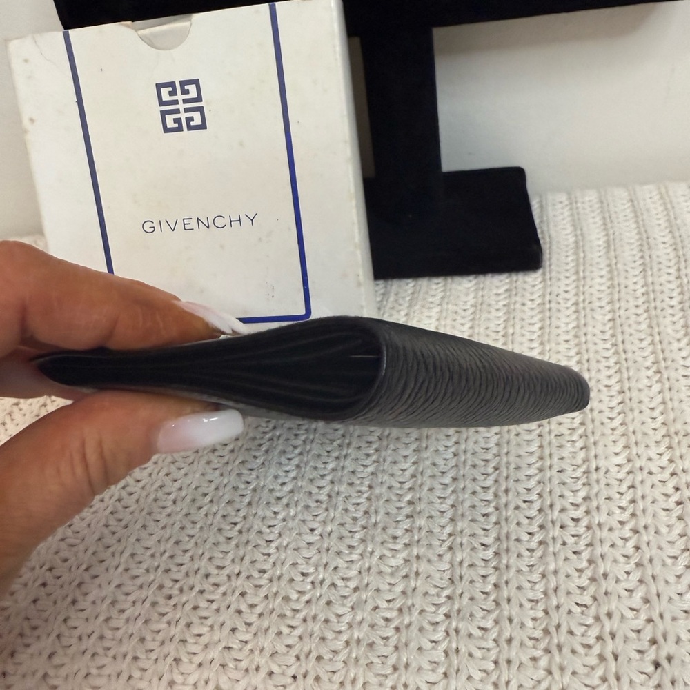 Givenchy NWT Mens Black Leather Wallet Italian calfskin - Picture 4 of 15